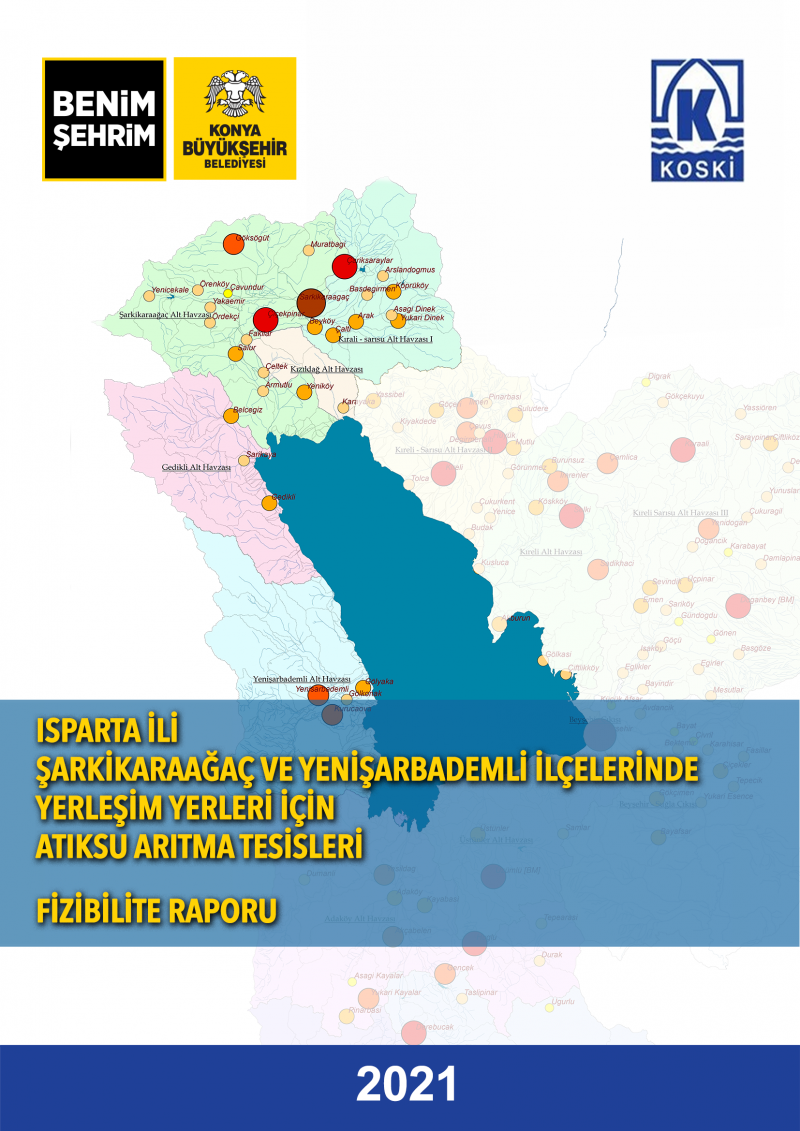 Beyşehir Gölü (Isparta İli) Atıksu Arıtımı Fizibilite Raporunun Hazırlanması İşi - Konya Büyükşehir Belediyesi, 2020 - Arbiotek Çevre Çözümleri